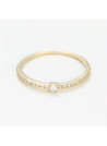 Bague "Horizon" Or jaune
