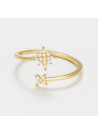 Bague "Voile" Or jaune