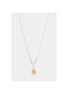 Collier "Captivant" Or jaune et Citrine