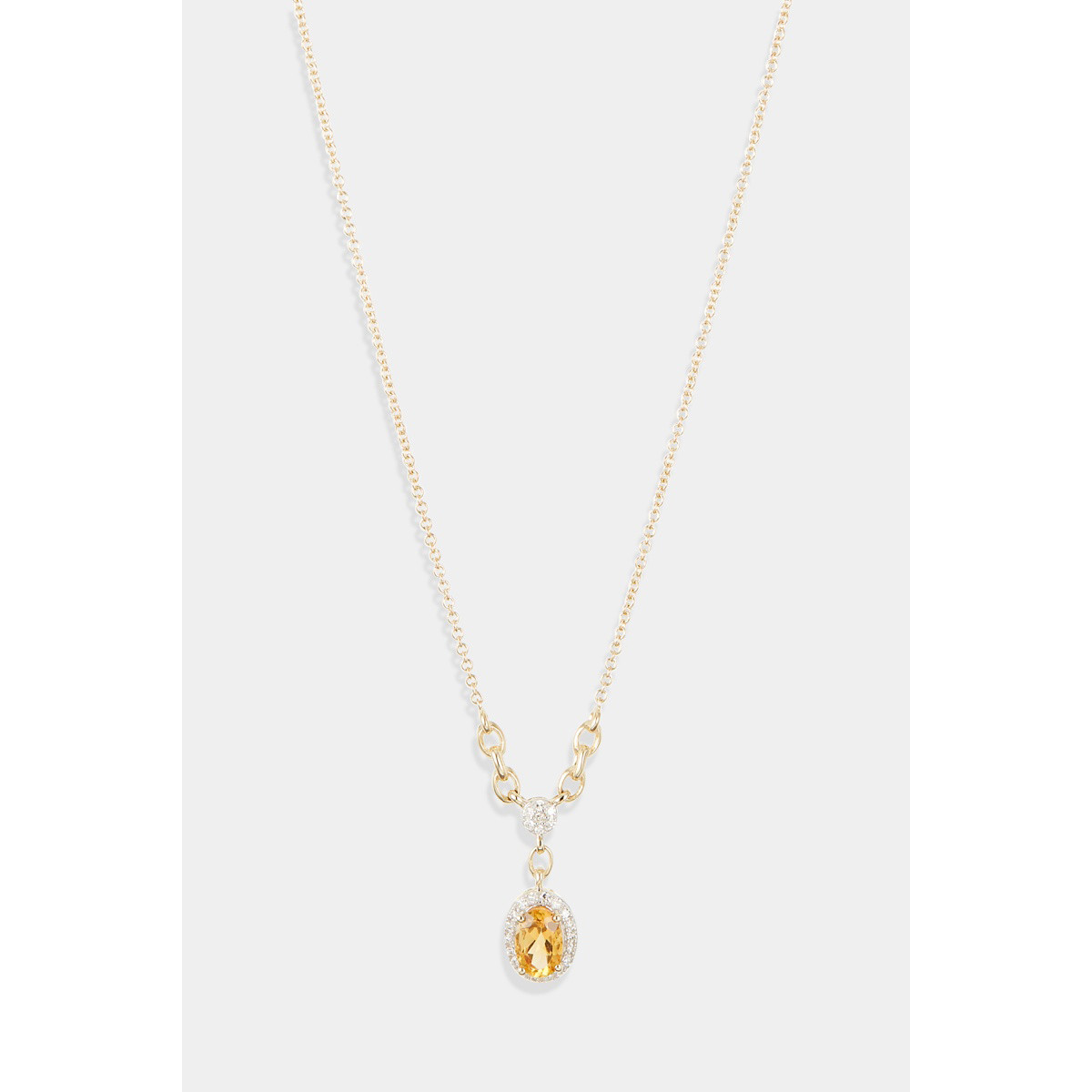 Collier "Captivant" Or jaune et Citrine Collier "Captivant" Or jaune et Citrine