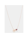 Collier "Étincelant" Or rose et Multipierres
