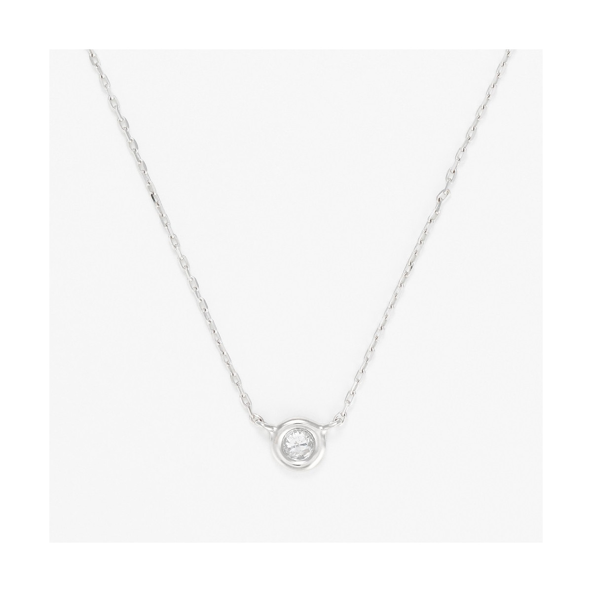 Collier "Époustouflant" Or blanc et Diamant Collier "Époustouflant" Or blanc et Diamant