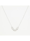 Collier "Destin Gracieux" Or blanc et Diamant