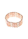Bracelet argent et perles de culture multicolores "Princess5"
