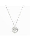 Collier "Destin Sacré" Or blanc et Diamant
