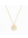 Collier "Destin Sacré" Or jaune et Diamant