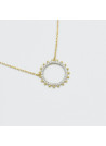 Collier "Destin Solaire" Or jaune et Diamant