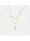 Collier "Apollon Puissant" Or jaune et Diamant