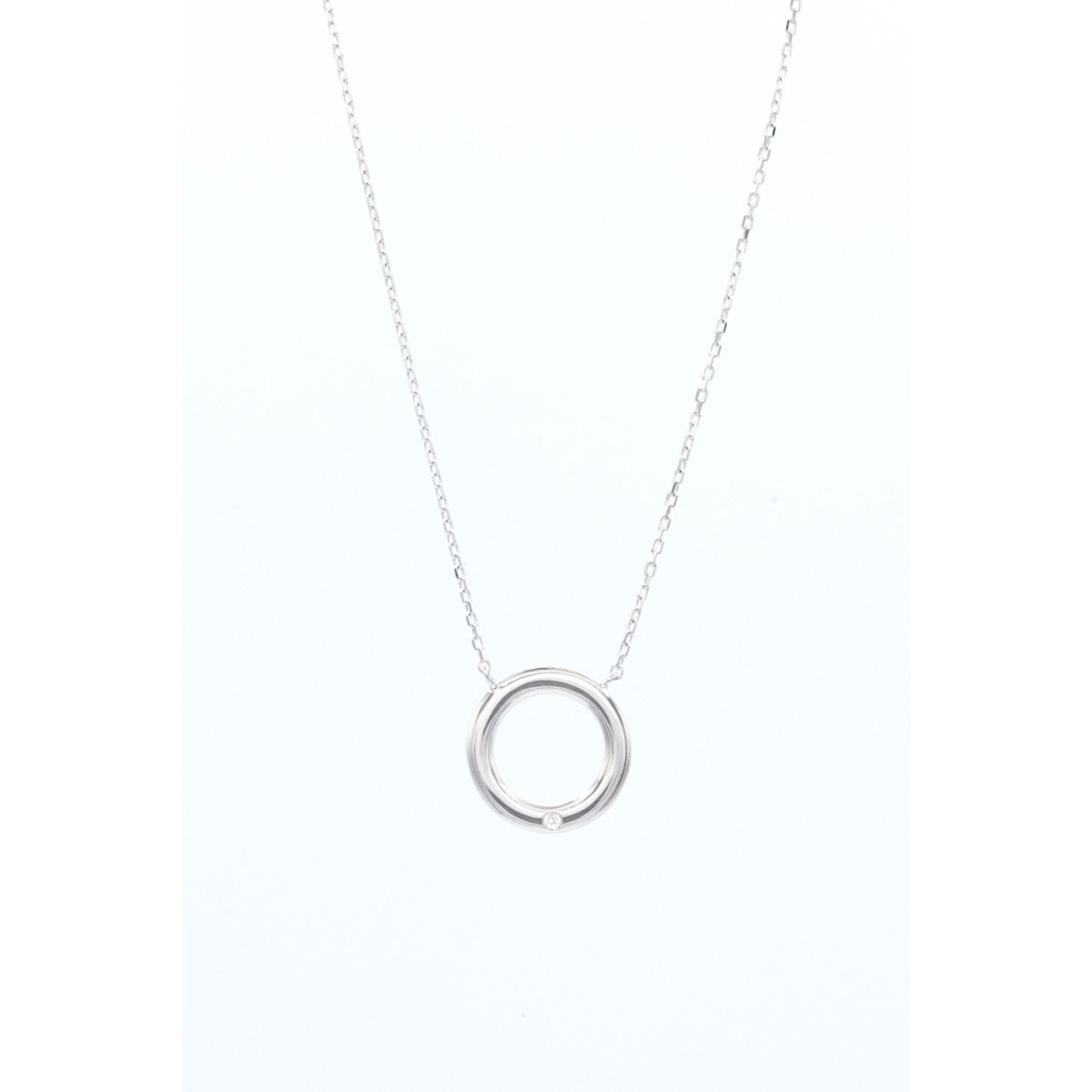 Collier "Arès Brillant" Or blanc et Diamant Collier "Arès Brillant" Or blanc et Diamant