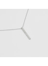Collier "Assoiffé" Or blanc et Diamant