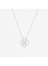 Collier "Enclin Lumineux" Or blanc et Diamant