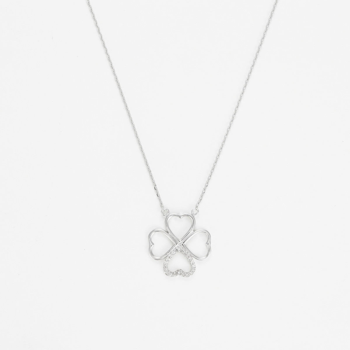 Collier "Enclin Lumineux" Or blanc et Diamant Collier "Enclin Lumineux" Or blanc et Diamant