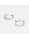 Boucles d'oreilles "Assidue" Or blanc et Diamant