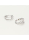 Boucles d'oreilles "Dévouée" Or blanc et Diamant