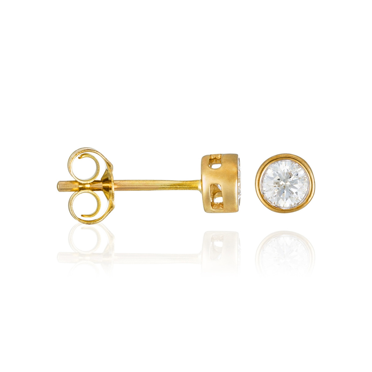 Boucles d'oreilles "Athéna Divine" Or jaune et Diamant Boucles d'oreilles "Athéna Divine" Or jaune et Diamant