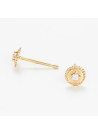 Boucles d'oreilles "Extravertie" Or jaune et Diamants