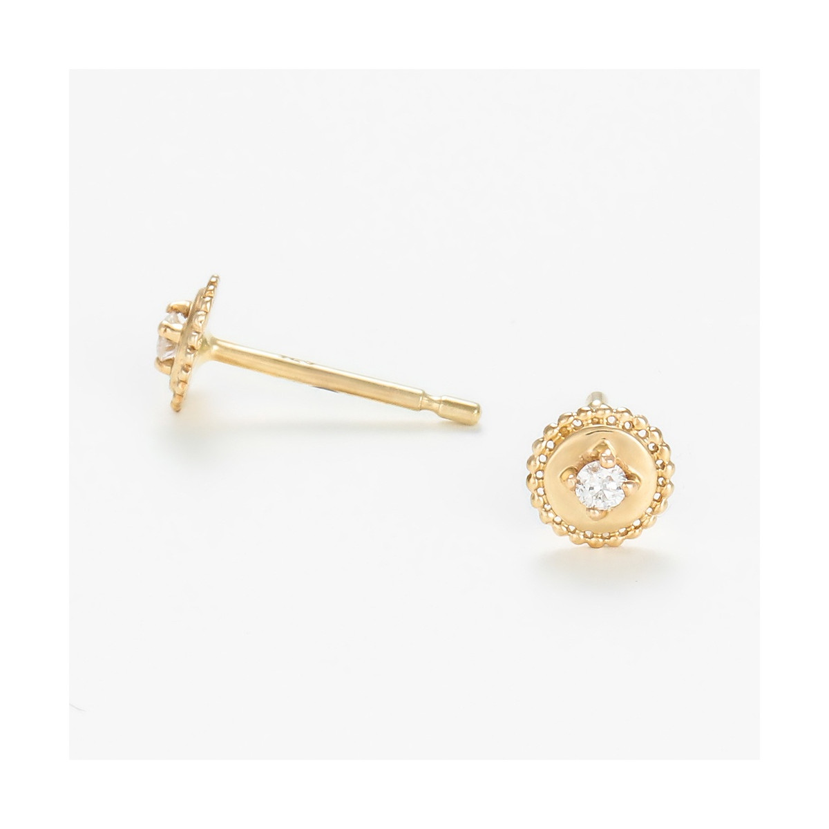 Boucles d'oreilles "Extravertie" Or jaune et Diamants Boucles d'oreilles "Extravertie" Or jaune et Diamants