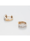 Boucles d'oreilles "Folle de lui" Or jaune et Diamant
