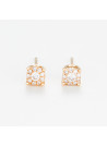Boucles d'oreilles "Folle de toi" Or jaune et Diamant