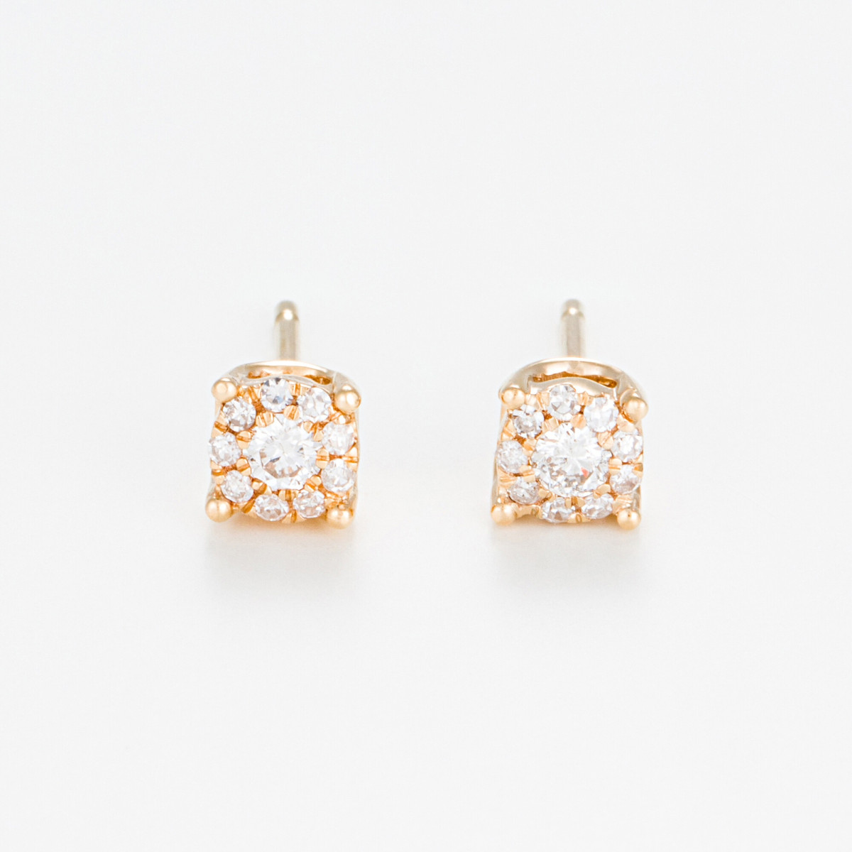 Boucles d'oreilles "Folle de toi" Or jaune et Diamant Boucles d'oreilles "Folle de toi" Or jaune et Diamant