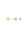 Boucles d'oreilles "Frénétique" Or jaune et Diamant
