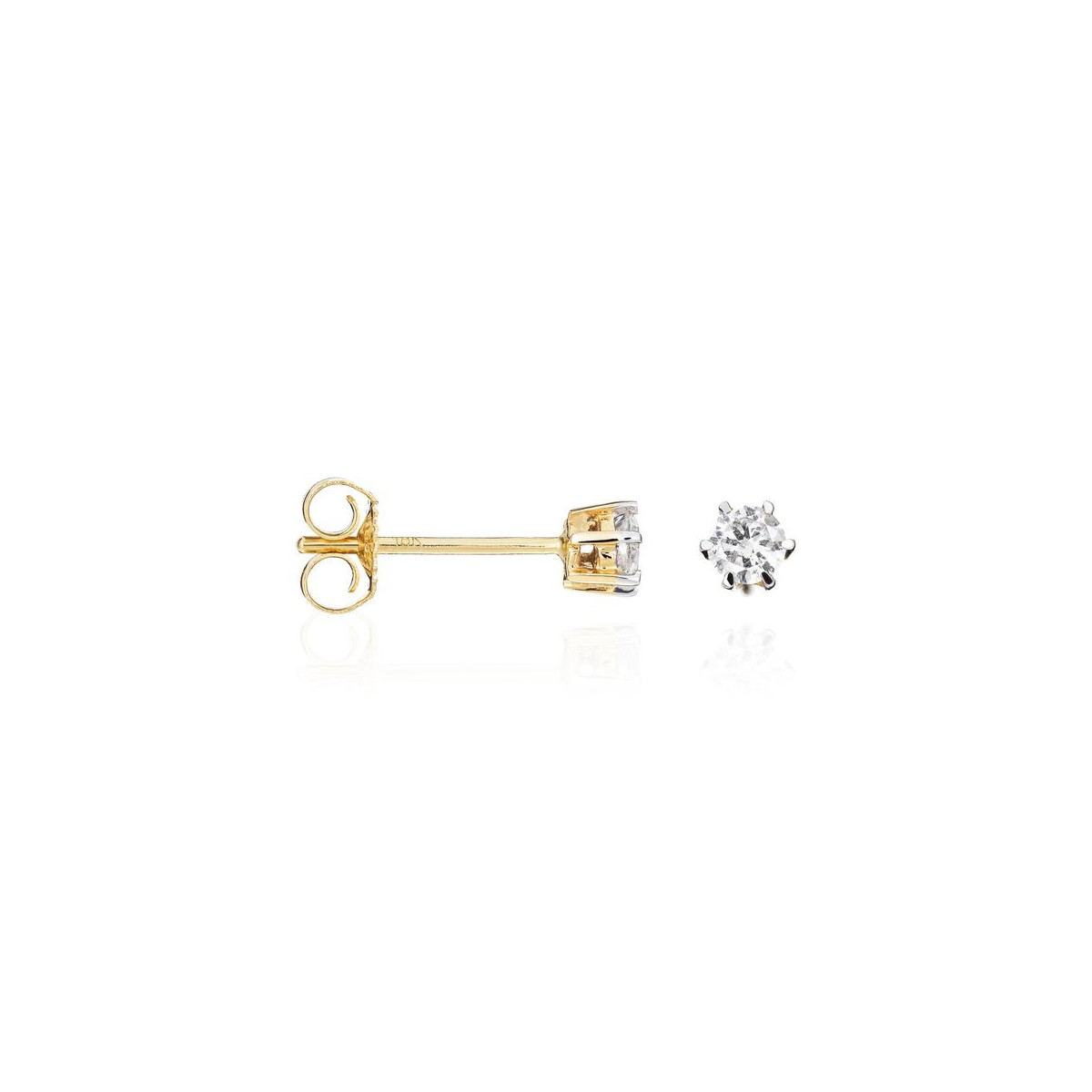 Boucles d'oreilles "Frénétique" Or jaune et Diamant Boucles d'oreilles "Frénétique" Or jaune et Diamant