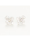 Boucles d'oreilles "Frivole" Or blanc et Diamant