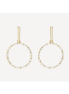Boucles d'oreilles "Superbe Harmonie" Or jaune et Diamant