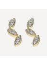 Boucles d'oreilles "Haletante" Or jaune et Diamant