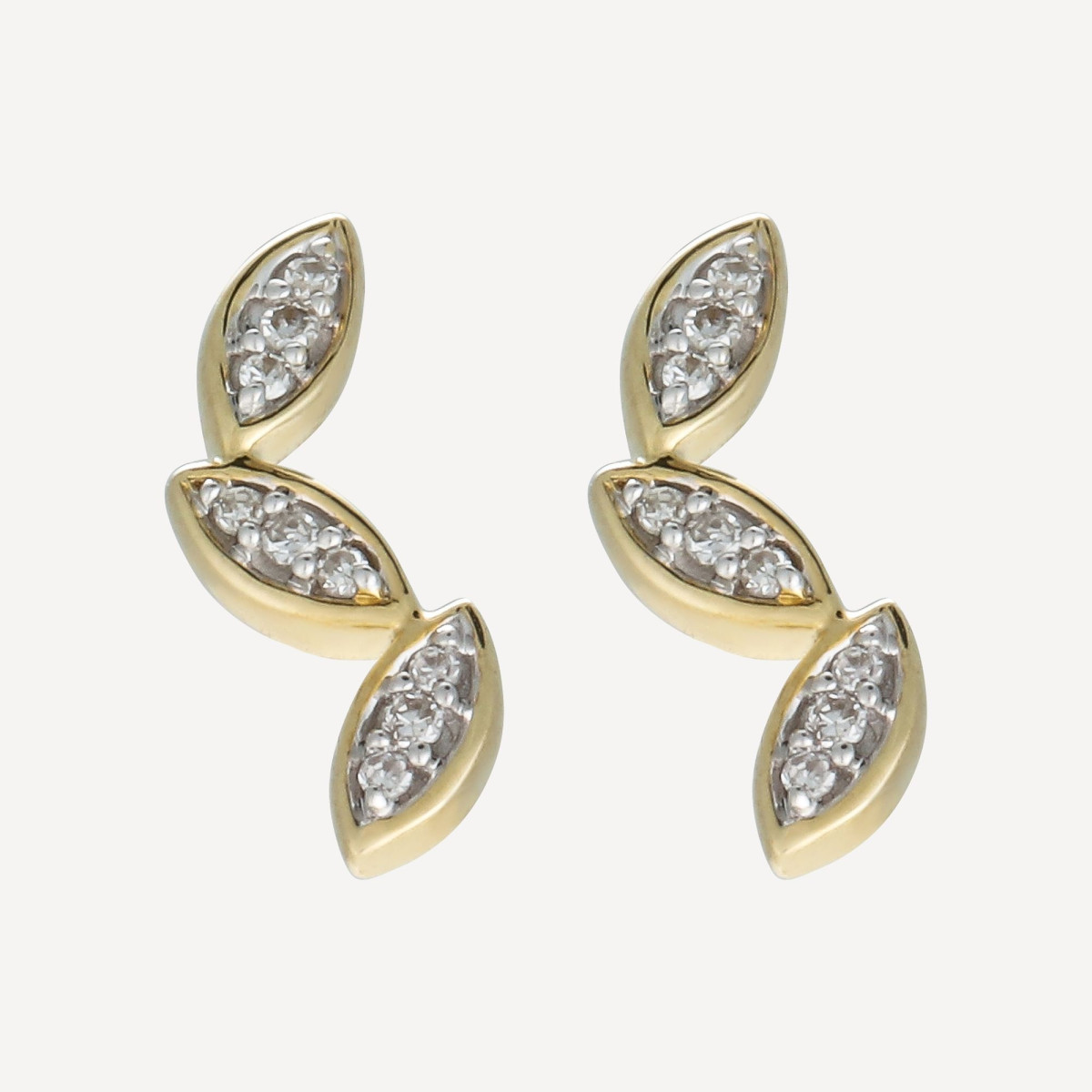 Boucles d'oreilles "Haletante" Or jaune et Diamant Boucles d'oreilles "Haletante" Or jaune et Diamant