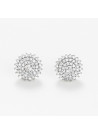 Boucles d'oreilles "Heureuse" Or blanc et Diamant