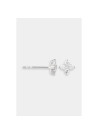 Boucles d'oreilles "Honnête" Or blanc et Diamant