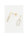Boucles d'oreilles "Honorée" Or jaune et Diamant