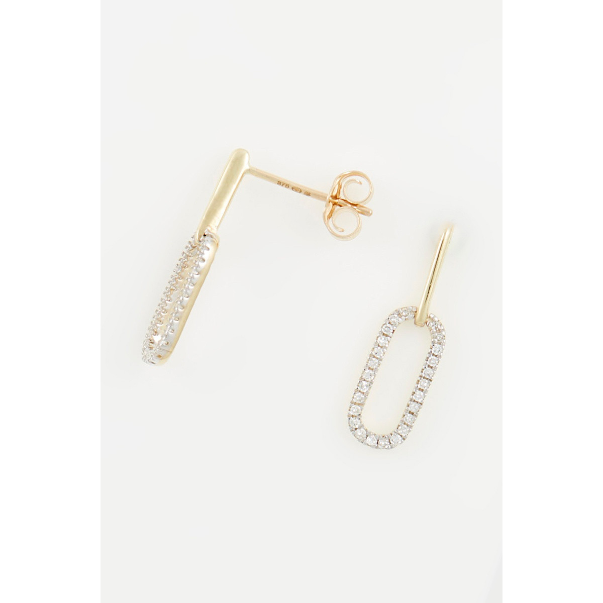 Boucles d'oreilles "Honorée" Or jaune et Diamant Boucles d'oreilles "Honorée" Or jaune et Diamant