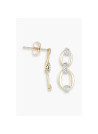 Boucles d'oreilles "Hypnotique" Or jaune et Diamant