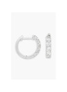 Boucles d'oreilles "Humble" Or blanc et Diamant