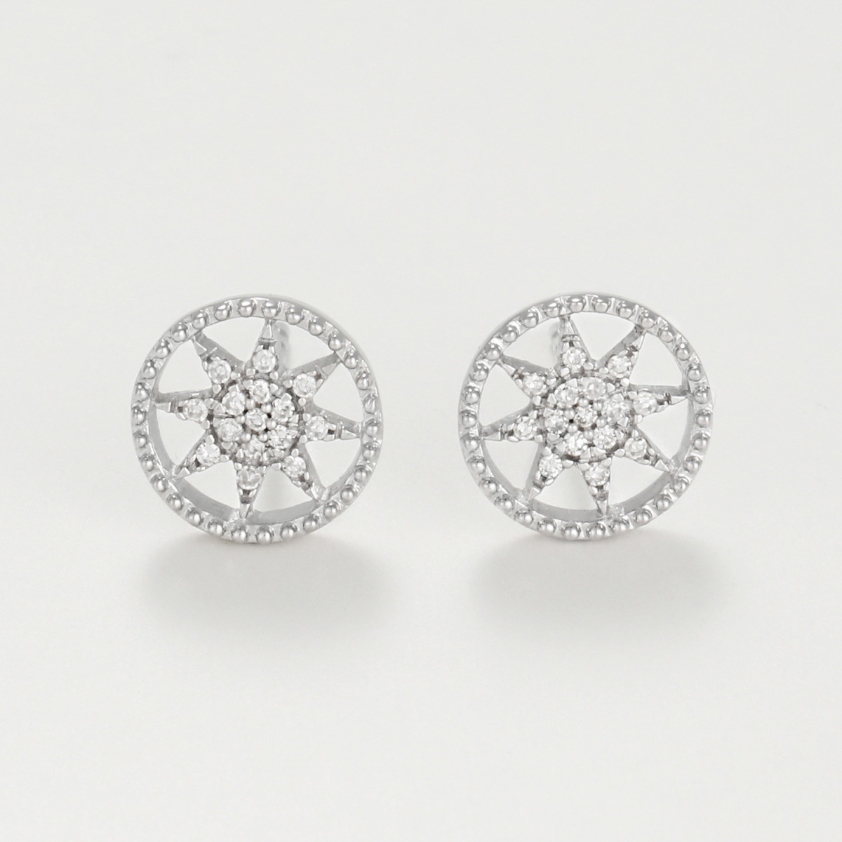 Boucles d'oreilles "Illustre" Or blanc et Diamant Boucles d'oreilles "Illustre" Or blanc et Diamant