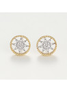 Boucles d'oreilles "Illustre" Or jaune et Diamant
