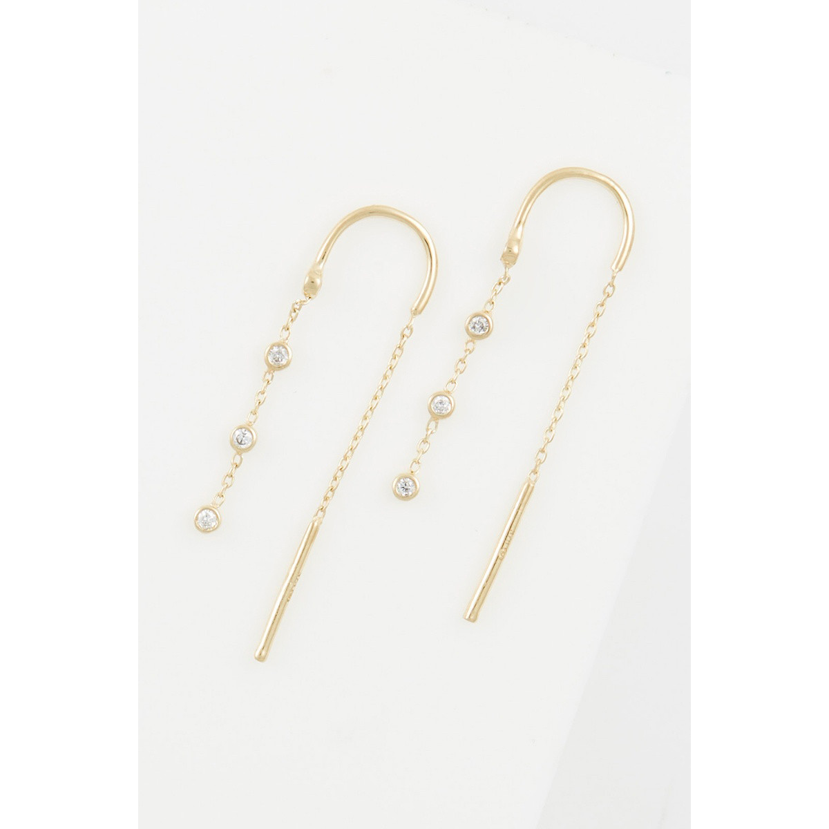 Boucles d'oreilles "Imaginative" Or jaune et Diamant Boucles d'oreilles "Imaginative" Or jaune et Diamant