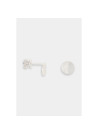 Boucles d'oreilles "Immuable" Or blanc et Diamant