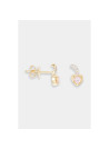 Boucles d'oreilles "Indescriptible" Or jaune et Saphir