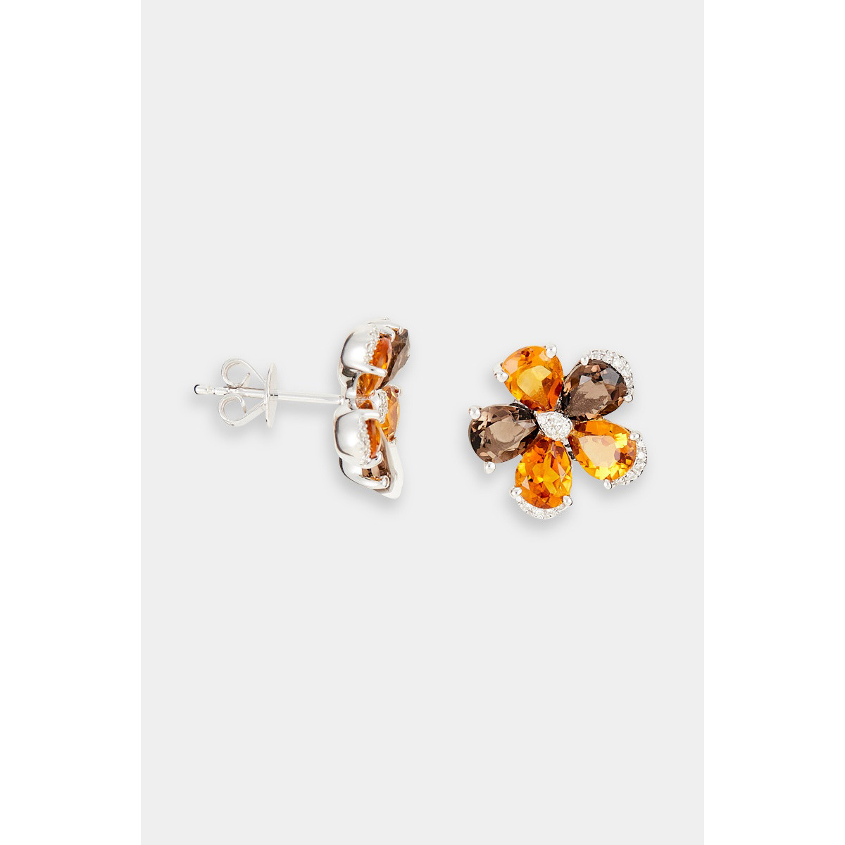 Boucles d'oreilles "Indomptable" Or blanc Boucles d'oreilles "Indomptable" Or blanc