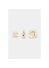 Boucles d'oreilles "Inspirante" Or jaune et Diamant