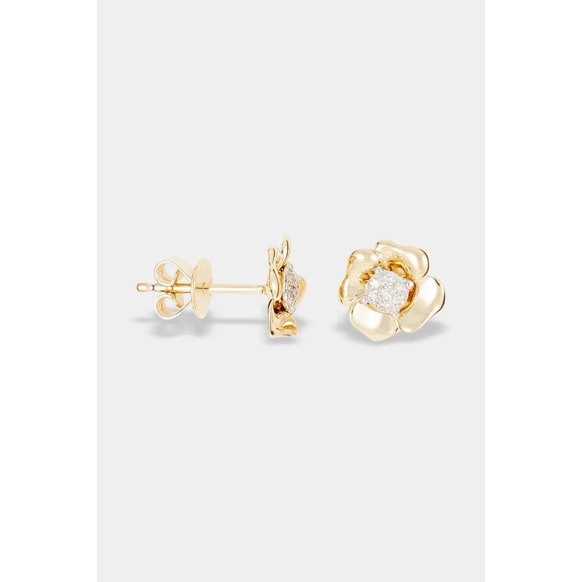 Boucles d'oreilles "Inspirante" Or jaune et Diamant Boucles d'oreilles "Inspirante" Or jaune et Diamant