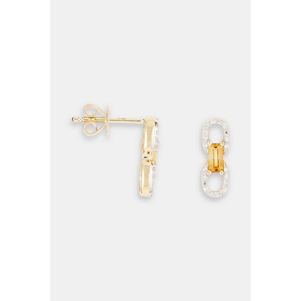 Boucles d'oreilles "Inspirée" Or jaune et Diamant Boucles d'oreilles "Inspirée" Or jaune et Diamant