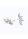 Boucles d'oreilles "Joueuse" Or jaune et Diamant