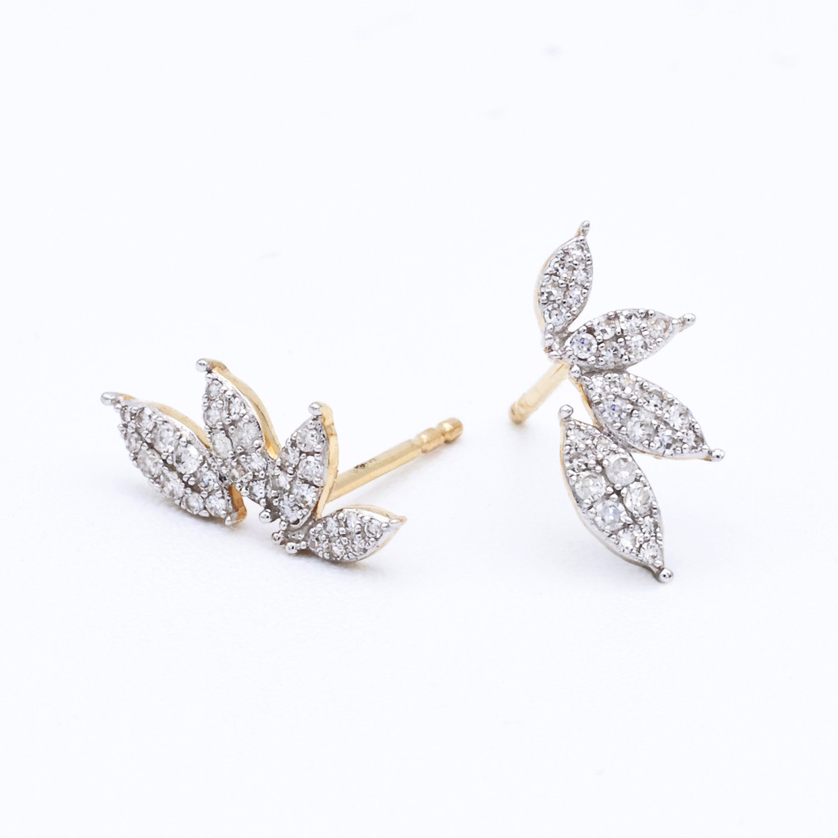 Boucles d'oreilles "Joueuse" Or jaune et Diamant Boucles d'oreilles "Joueuse" Or jaune et Diamant