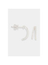 Boucles d'oreilles "Jubilante" Or blanc et Diamant
