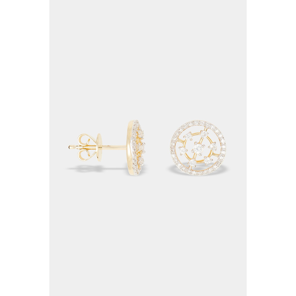 Boucles d'oreilles "La Bienvenue" Or jaune et Saphir Boucles d'oreilles "La Bienvenue" Or jaune et Saphir