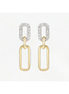 Boucles d'oreilles "La Câline" Or jaune et Diamant